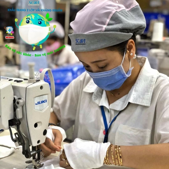 Set of 5 Antibacterial fabric masks - Picture 5 of 8